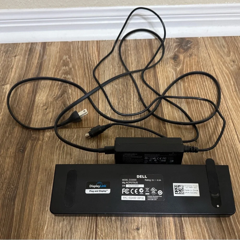 Dell D3000 SuperSpeed USB 3.0 Docking Station